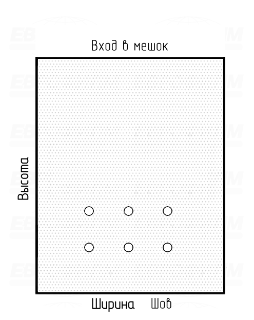 Мешок ПСД 80мкм 500x900мм пробивные отверстия с микроперфорацией Мешок ПСД 80мкм 500x900мм пробивные отверстия с микроперфорацией