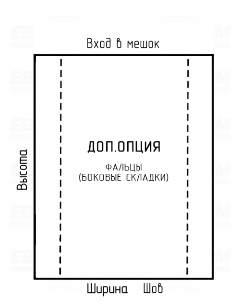 Мешок ПВД 35мкм 350x900мм