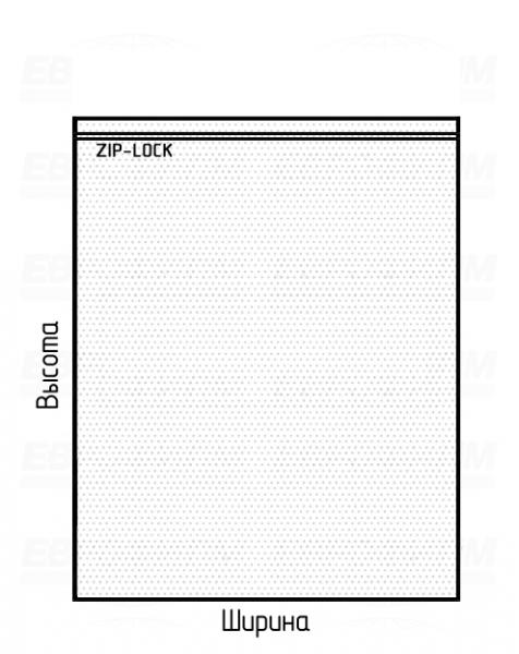 Пакет ПСД 60мкм 150x210мм Zip-Lock с перфорацией Пакет ПСД 60мкм 150x210мм Zip-Lock с перфорацией
